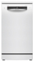 Bosch SPS4EMW61E| Lavavajilla de 45 cm, D, Blanco